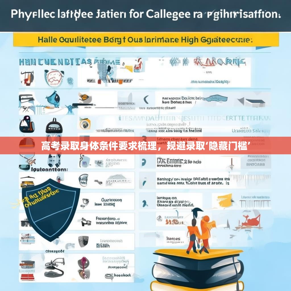 高考录取身体条件要求梳理，规避录取‘隐藏门槛’