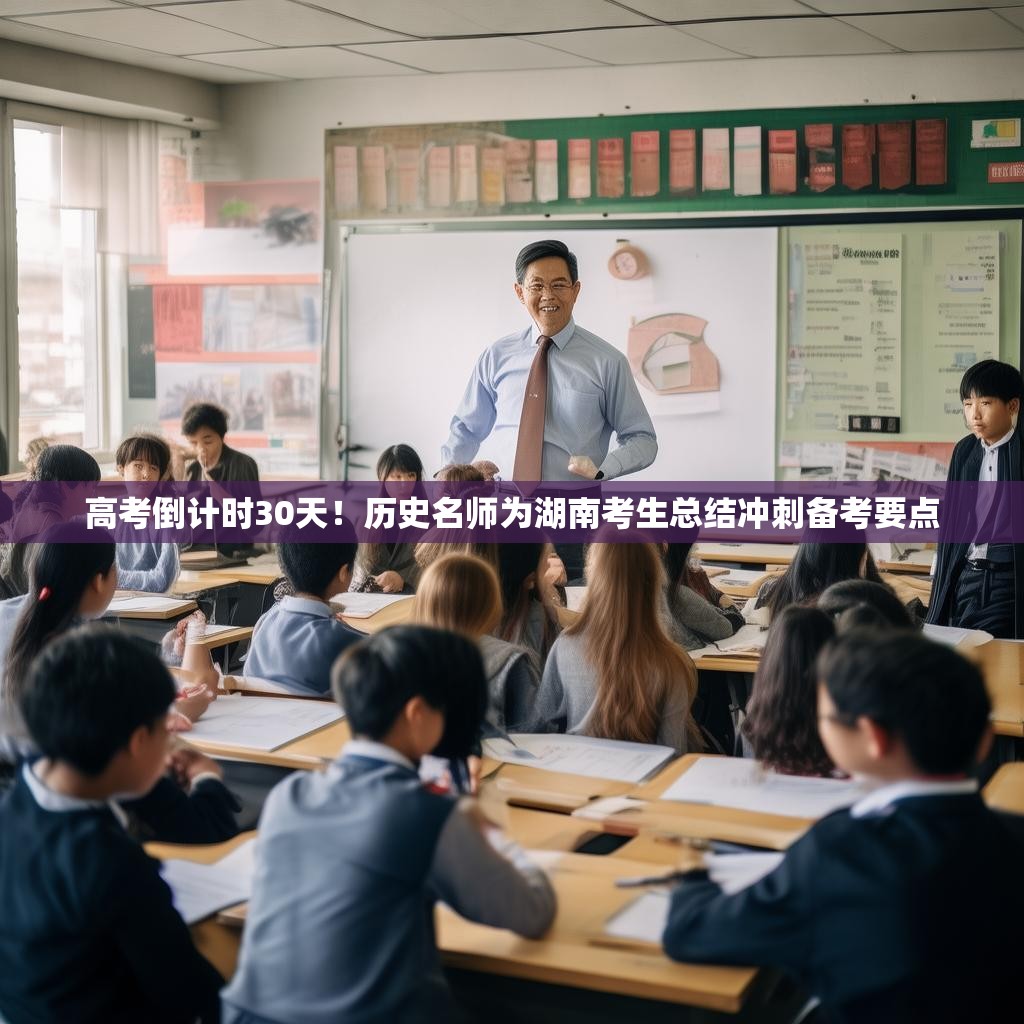 高考倒计时30天！历史名师为湖南考生总结冲刺备考要点