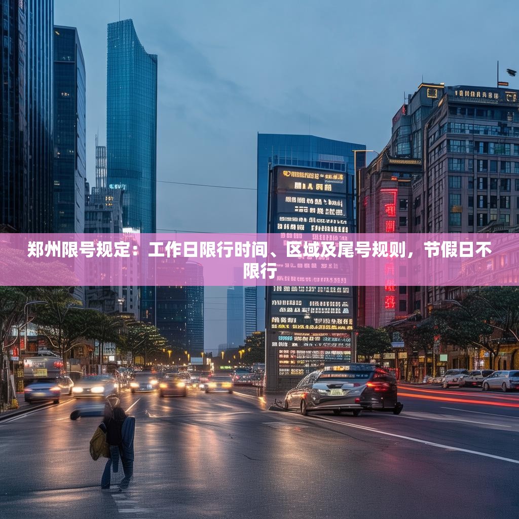 郑州限号规定：工作日限行时间、区域及尾号规则，节假日不限行