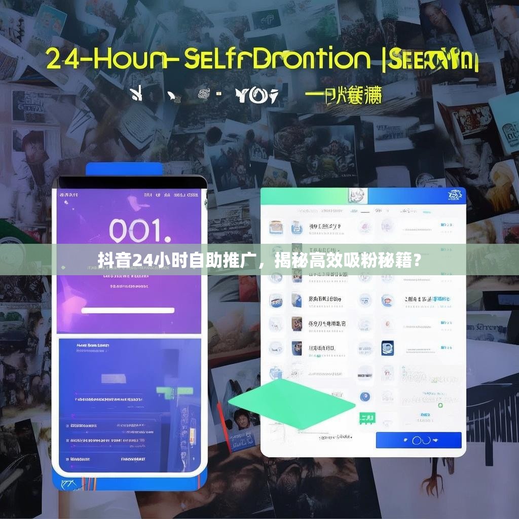 抖音24小时自助推广，揭秘高效吸粉秘籍？