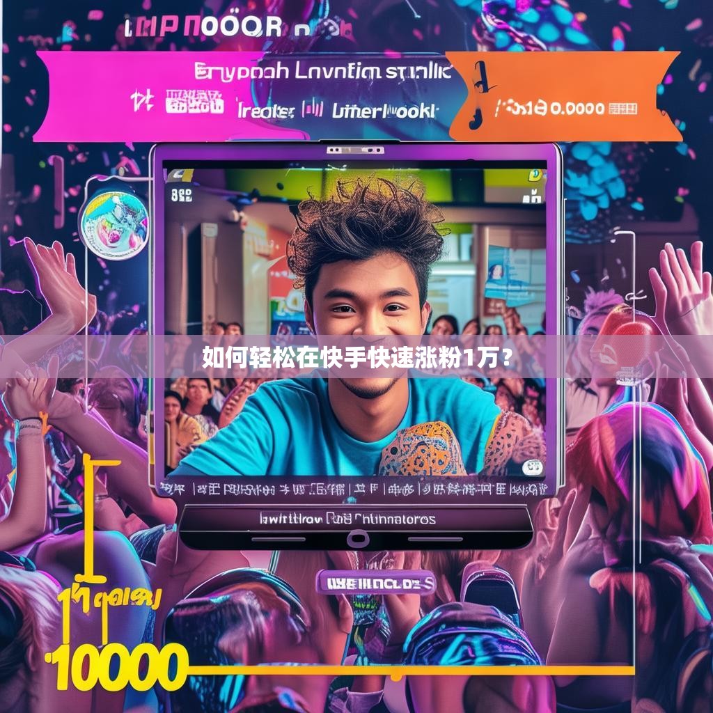 如何轻松在快手快速涨粉1万？