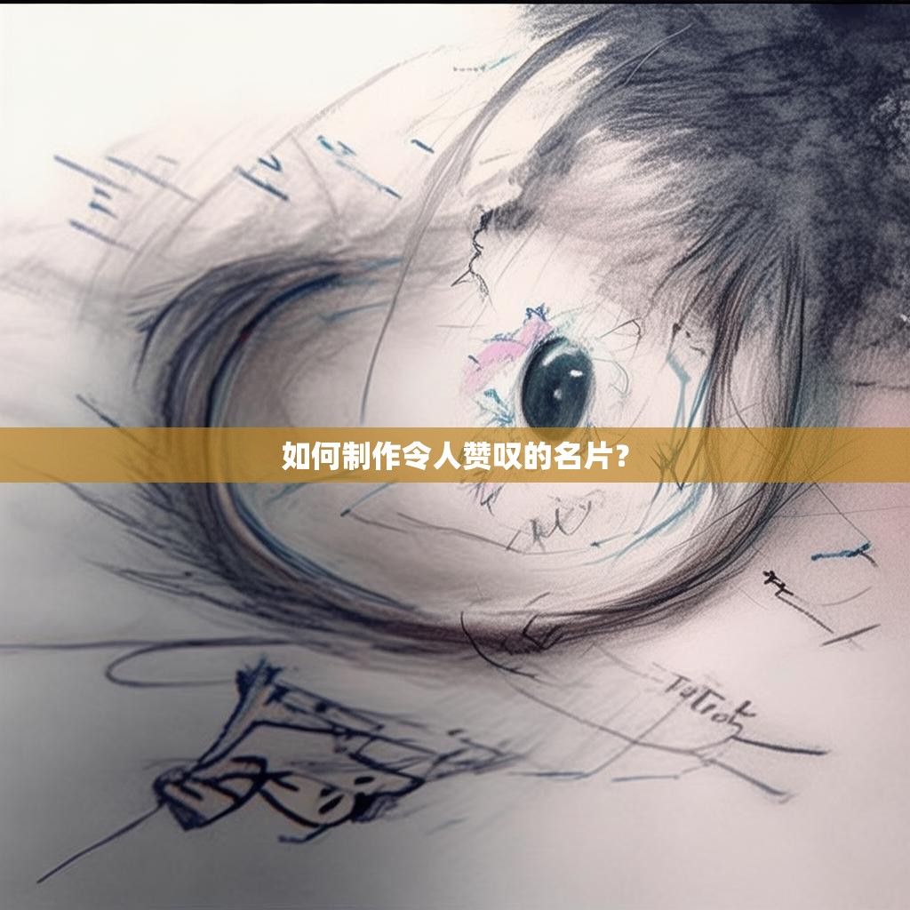 如何制作令人赞叹的名片？