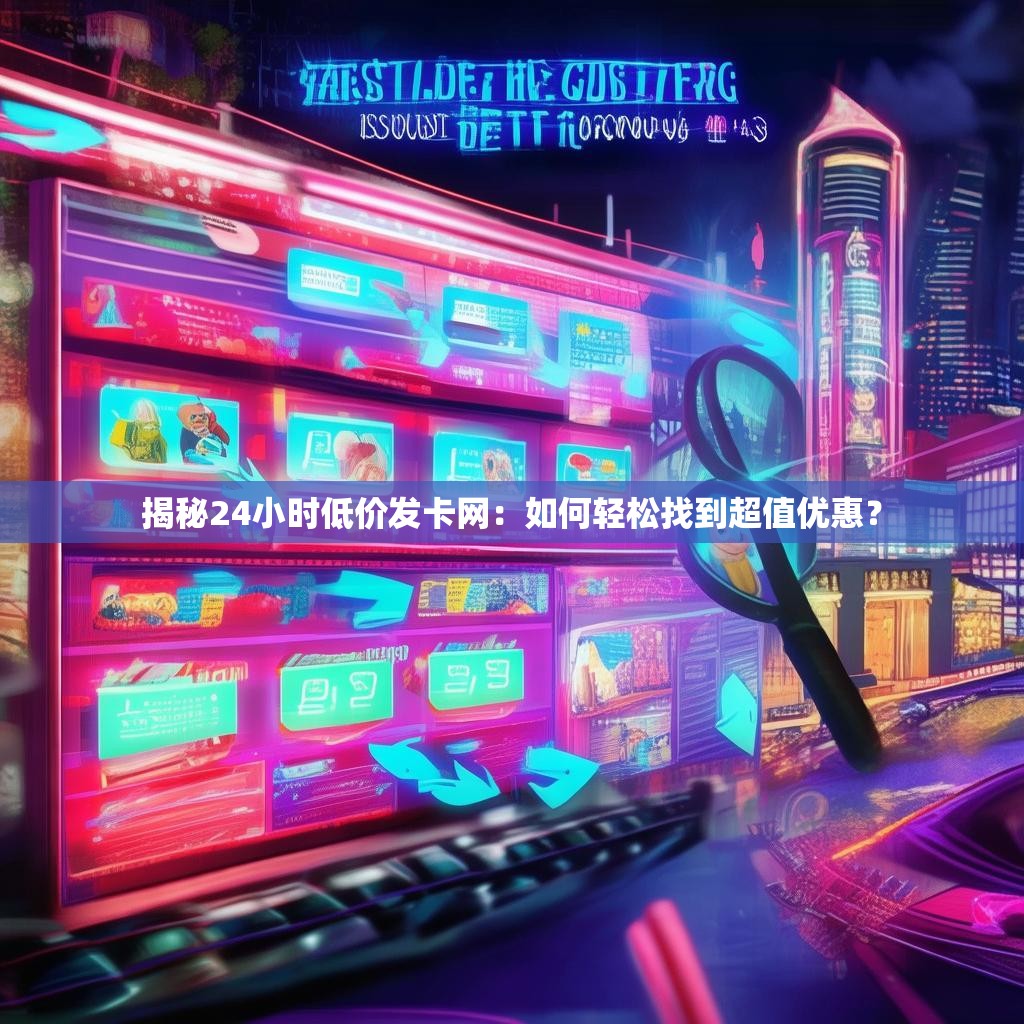 揭秘24小时低价发卡网：如何轻松找到超值优惠？