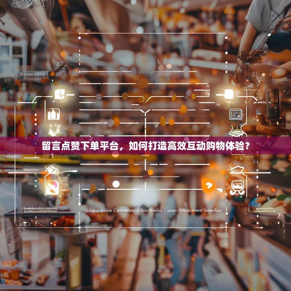 留言点赞下单平台，如何打造高效互动购物体验？