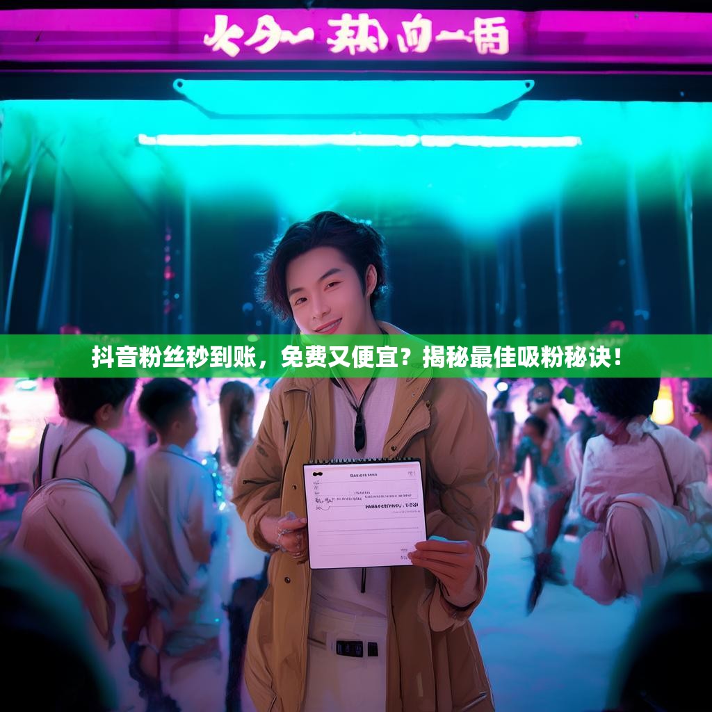 抖音粉丝秒到账，免费又便宜？揭秘最佳吸粉秘诀！