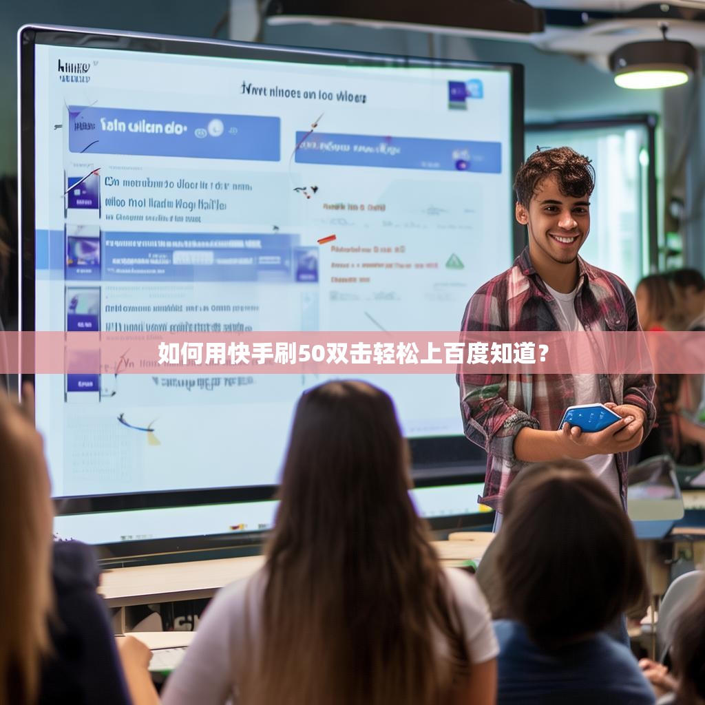 如何用快手刷50双击轻松上百度知道？