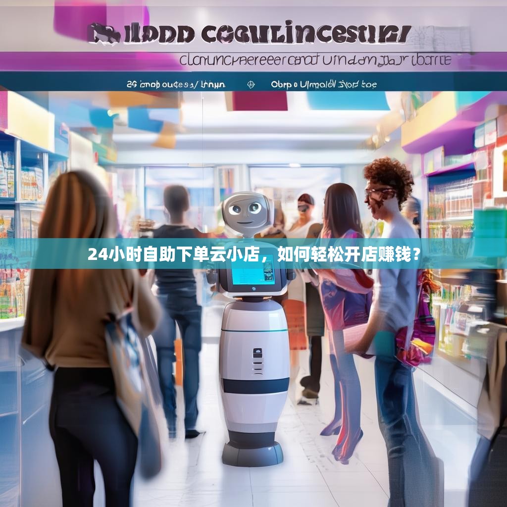 24小时自助下单云小店，如何轻松开店赚钱？