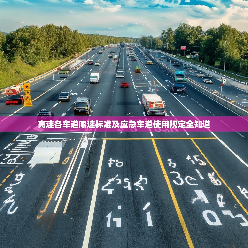 高速各车道限速标准及应急车道使用规定全知道