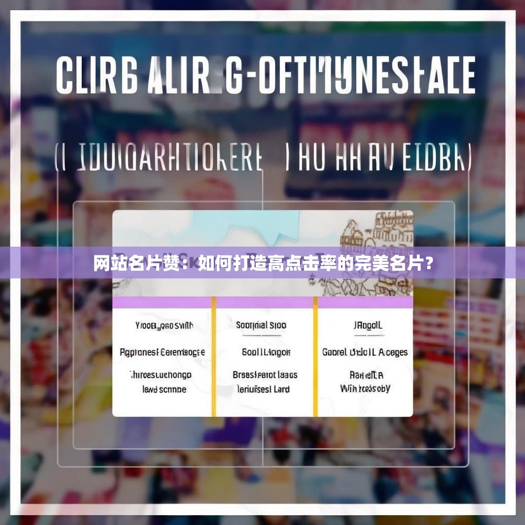 网站名片赞：如何打造高点击率的完美名片？