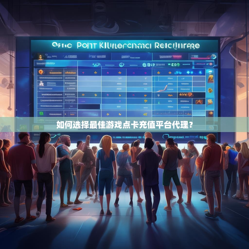 如何选择最佳游戏点卡充值平台代理？
