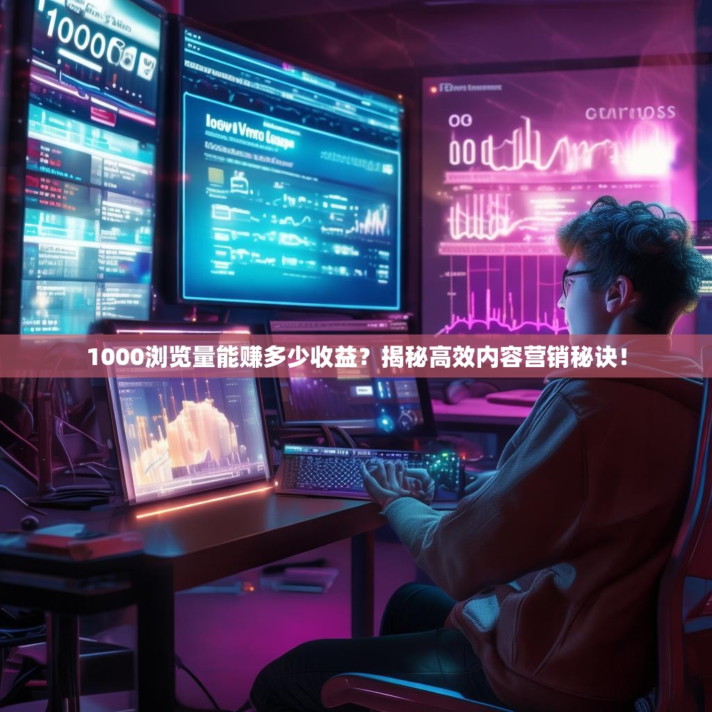 1000浏览量能赚多少收益？揭秘高效内容营销秘诀！