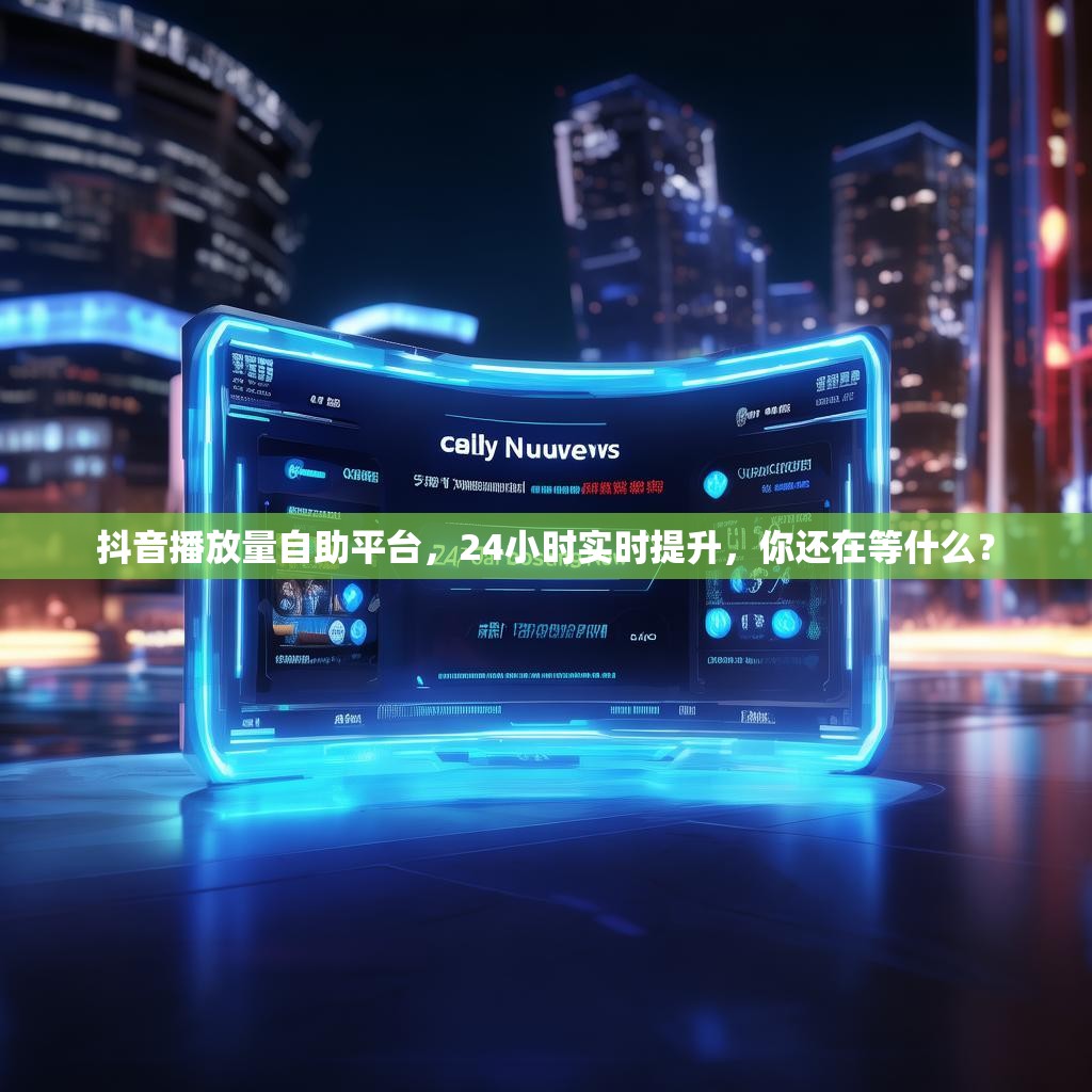 抖音播放量自助平台，24小时实时提升，你还在等什么？