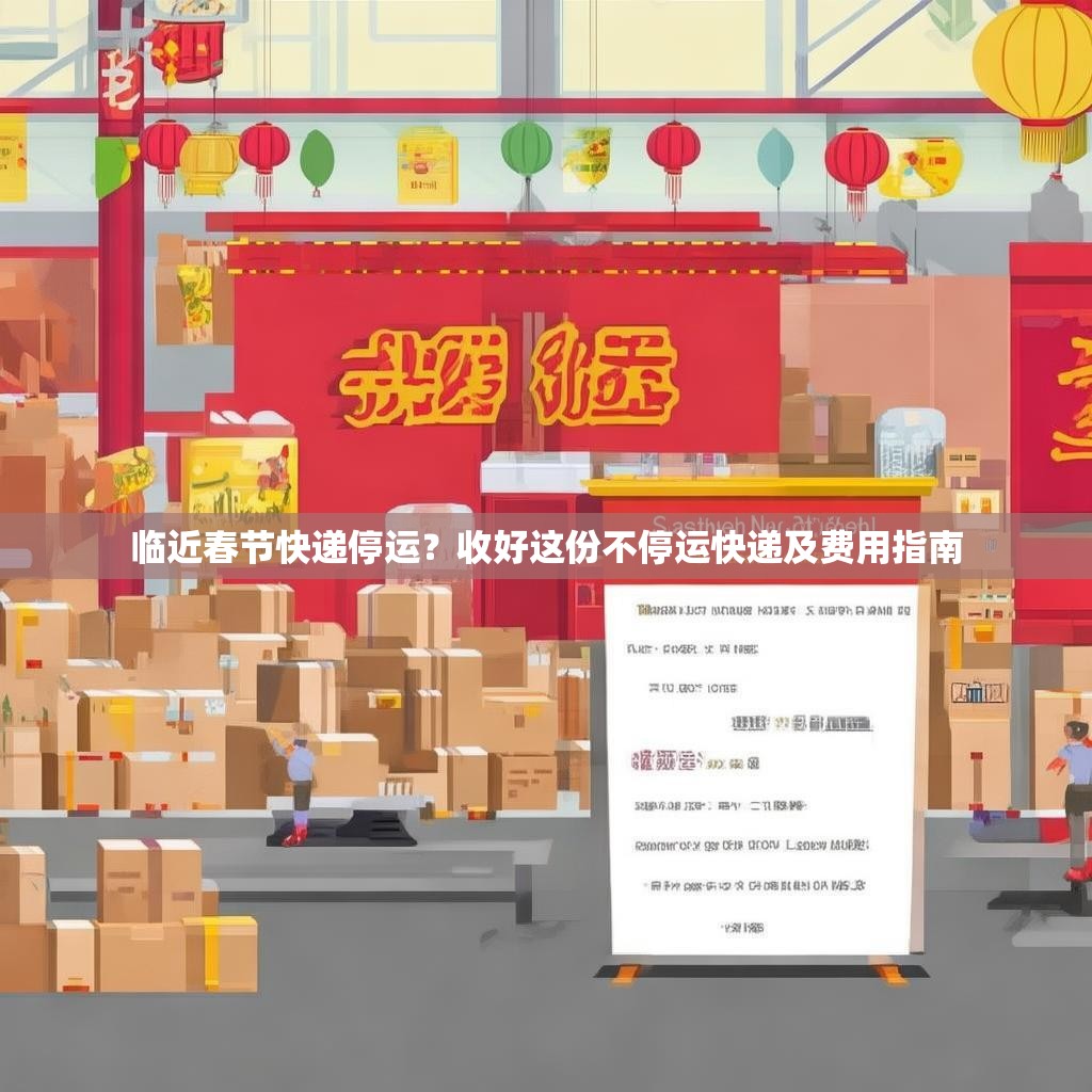 临近春节快递停运？收好这份不停运快递及费用指南