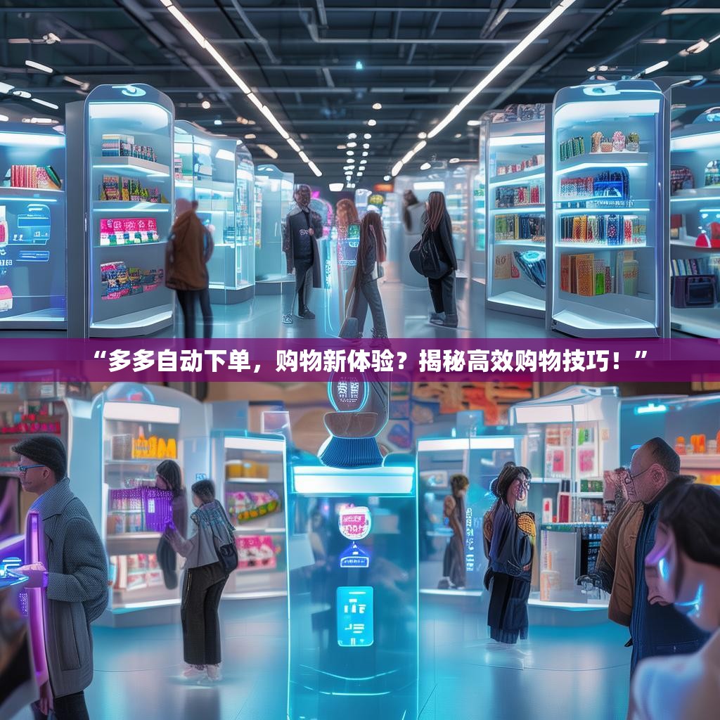 “多多自动下单，购物新体验？揭秘高效购物技巧！”