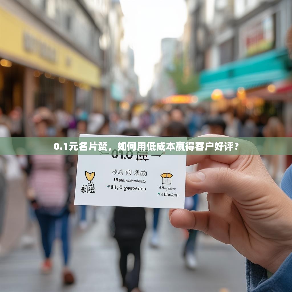 0.1元名片赞，如何用低成本赢得客户好评？