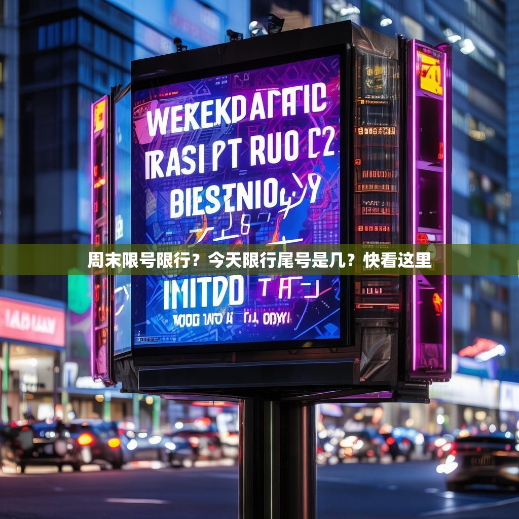 周末限号限行？今天限行尾号是几？快看这里