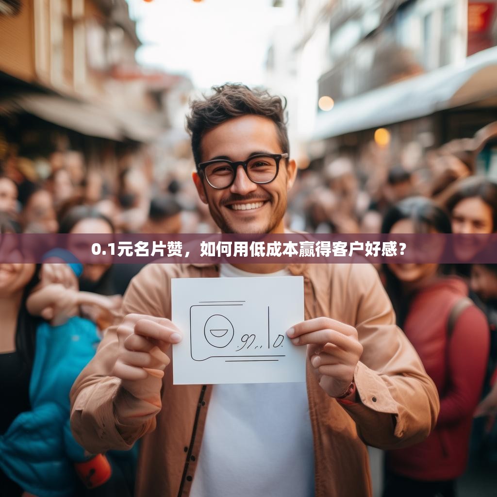 0.1元名片赞，如何用低成本赢得客户好感？