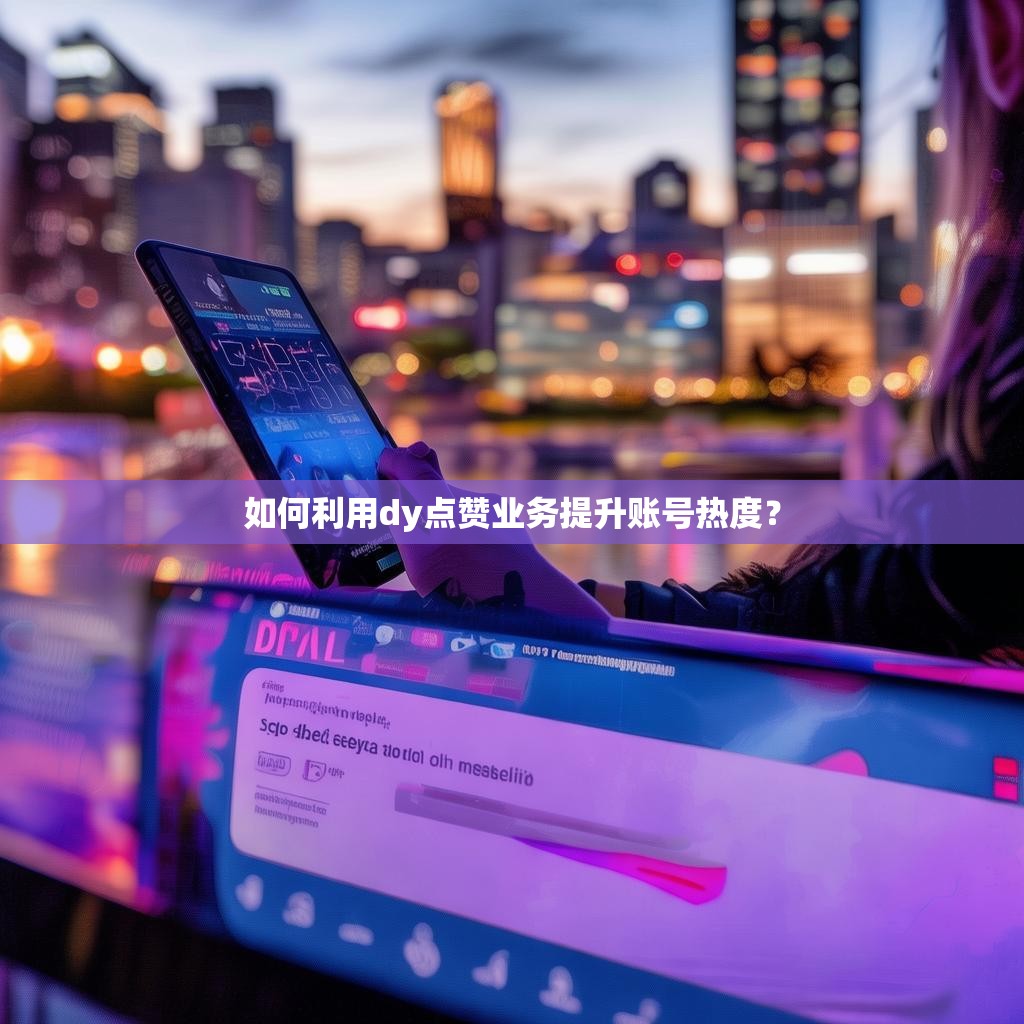 如何利用dy点赞业务提升账号热度？