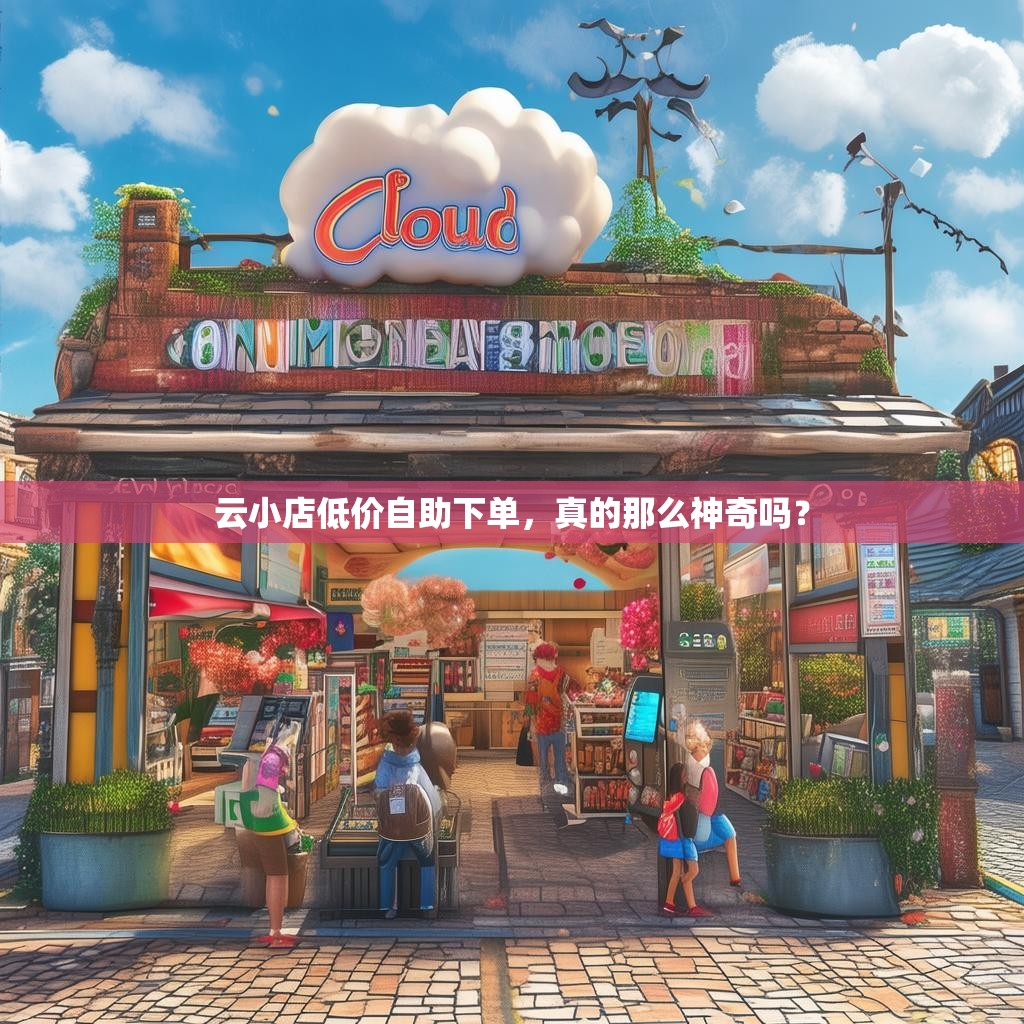 云小店低价自助下单，真的那么神奇吗？