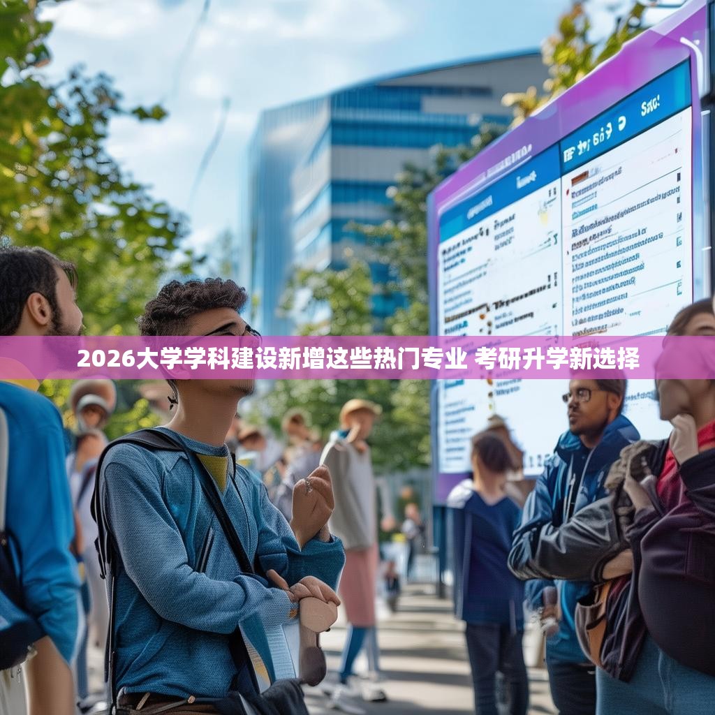 2026大学学科建设新增这些热门专业 考研升学新选择