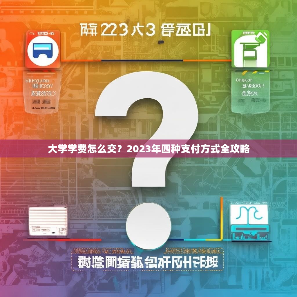 大学学费怎么交？2023年四种支付方式全攻略