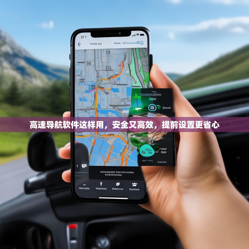 高速导航软件这样用，安全又高效，提前设置更省心
