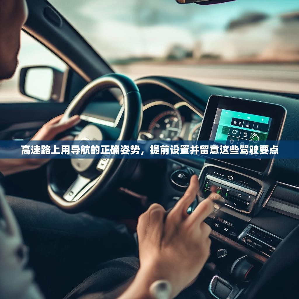 高速路上用导航的正确姿势，提前设置并留意这些驾驶要点