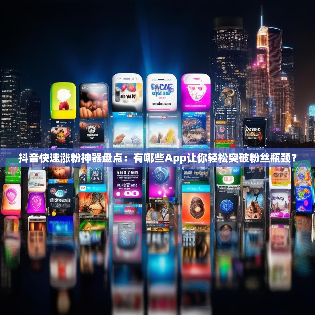 抖音快速涨粉神器盘点：有哪些App让你轻松突破粉丝瓶颈？