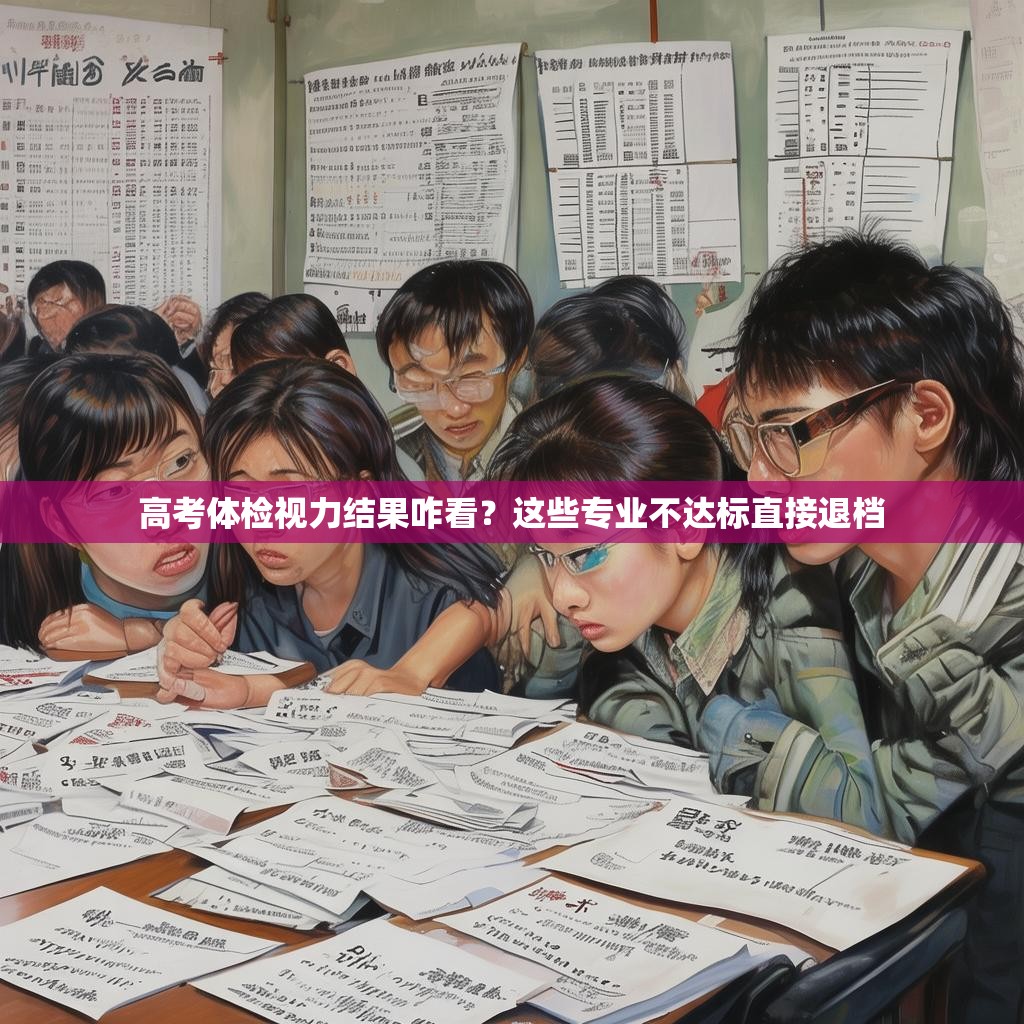 高考体检视力结果咋看？这些专业不达标直接退档
