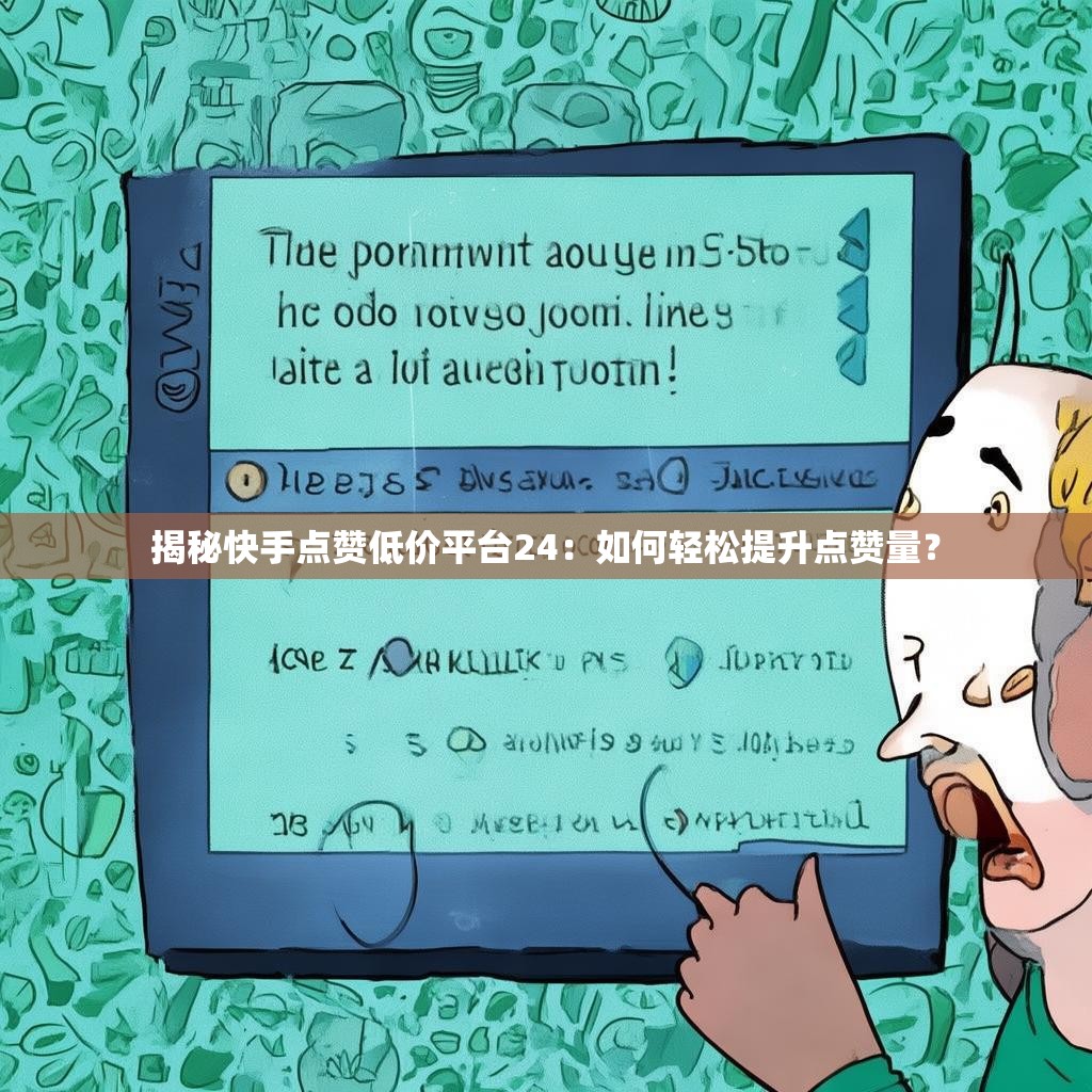 揭秘快手点赞低价平台24：如何轻松提升点赞量？