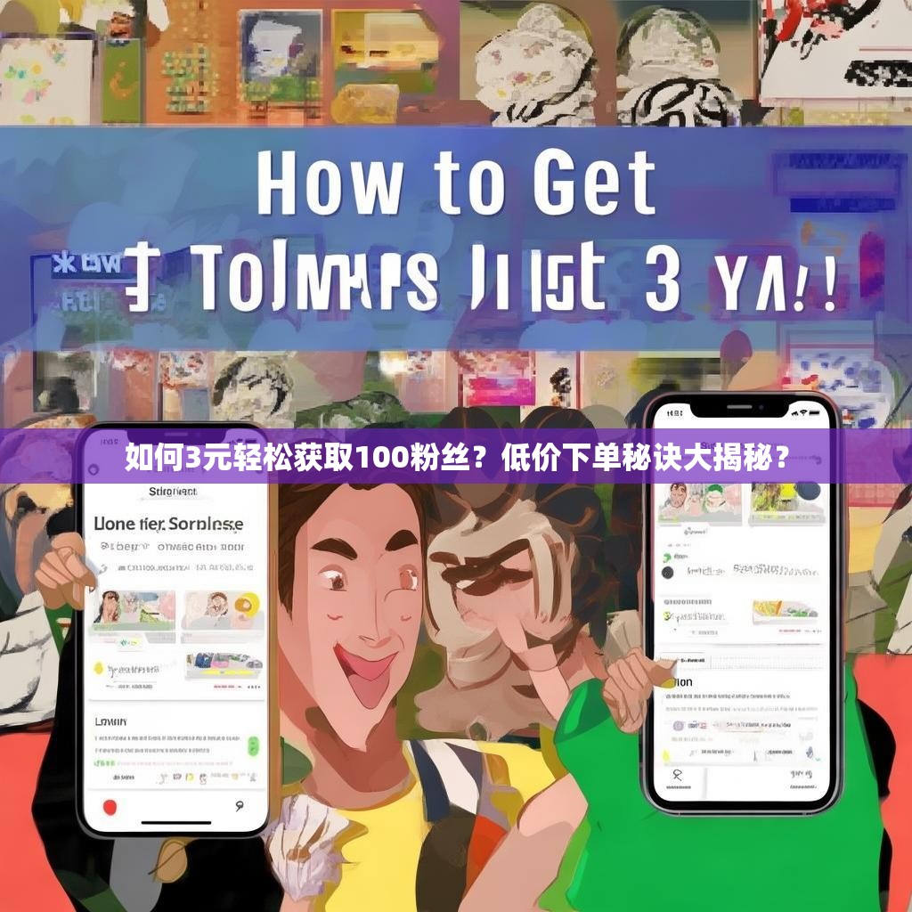 如何3元轻松获取100粉丝？低价下单秘诀大揭秘？