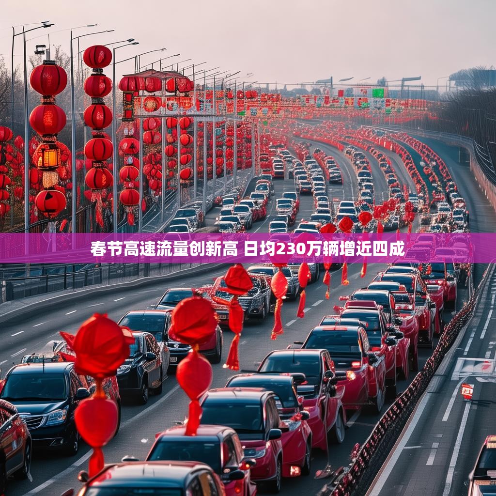 春节高速流量创新高 日均230万辆增近四成