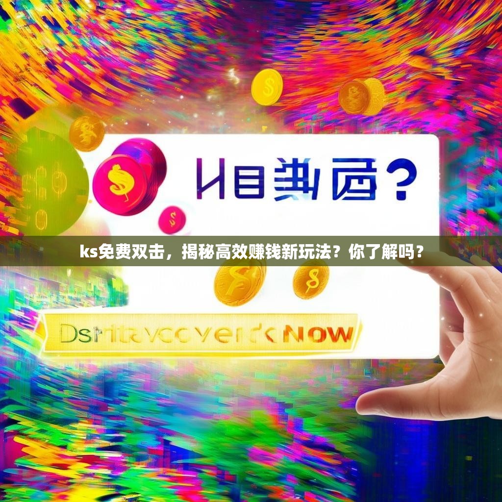 ks免费双击，揭秘高效赚钱新玩法？你了解吗？
