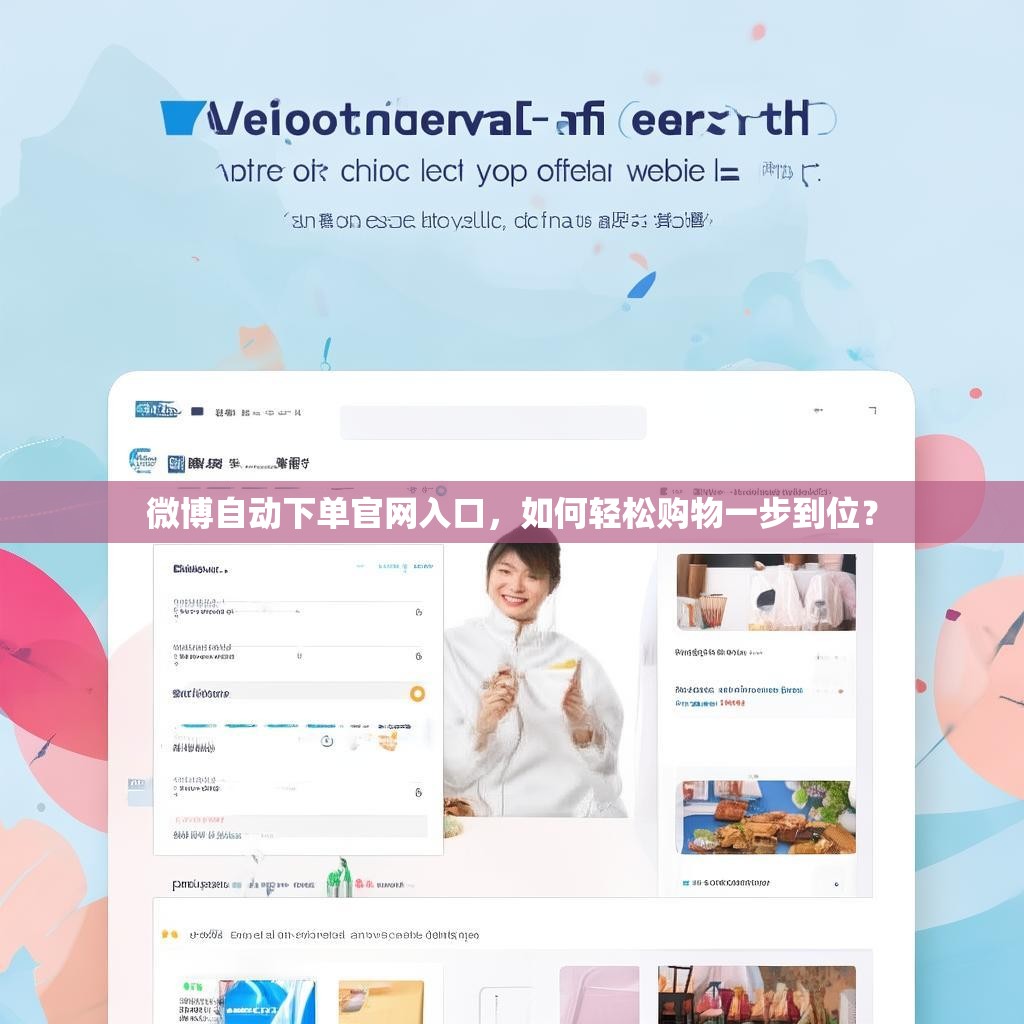 微博自动下单官网入口，如何轻松购物一步到位？