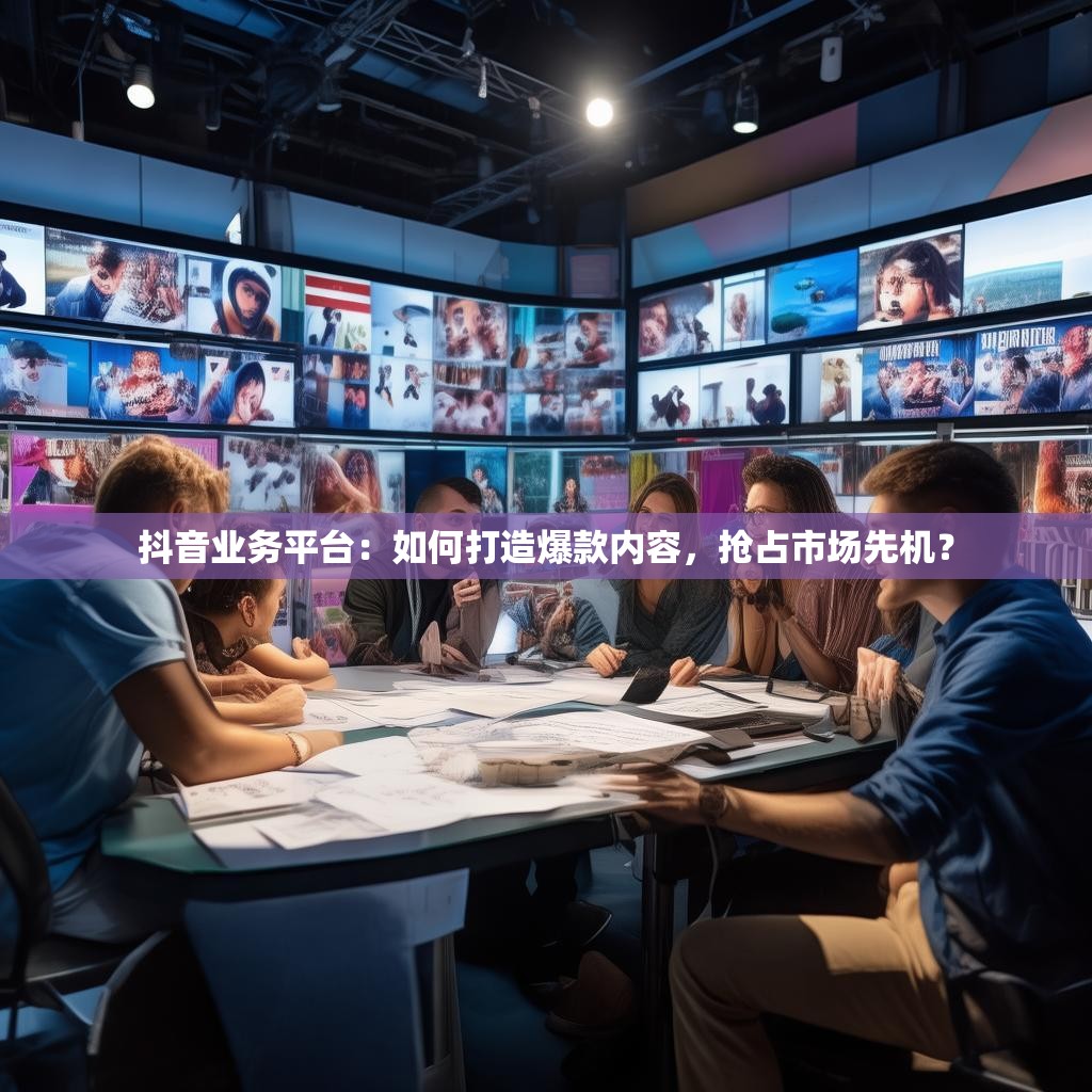 抖音业务平台：如何打造爆款内容，抢占市场先机？