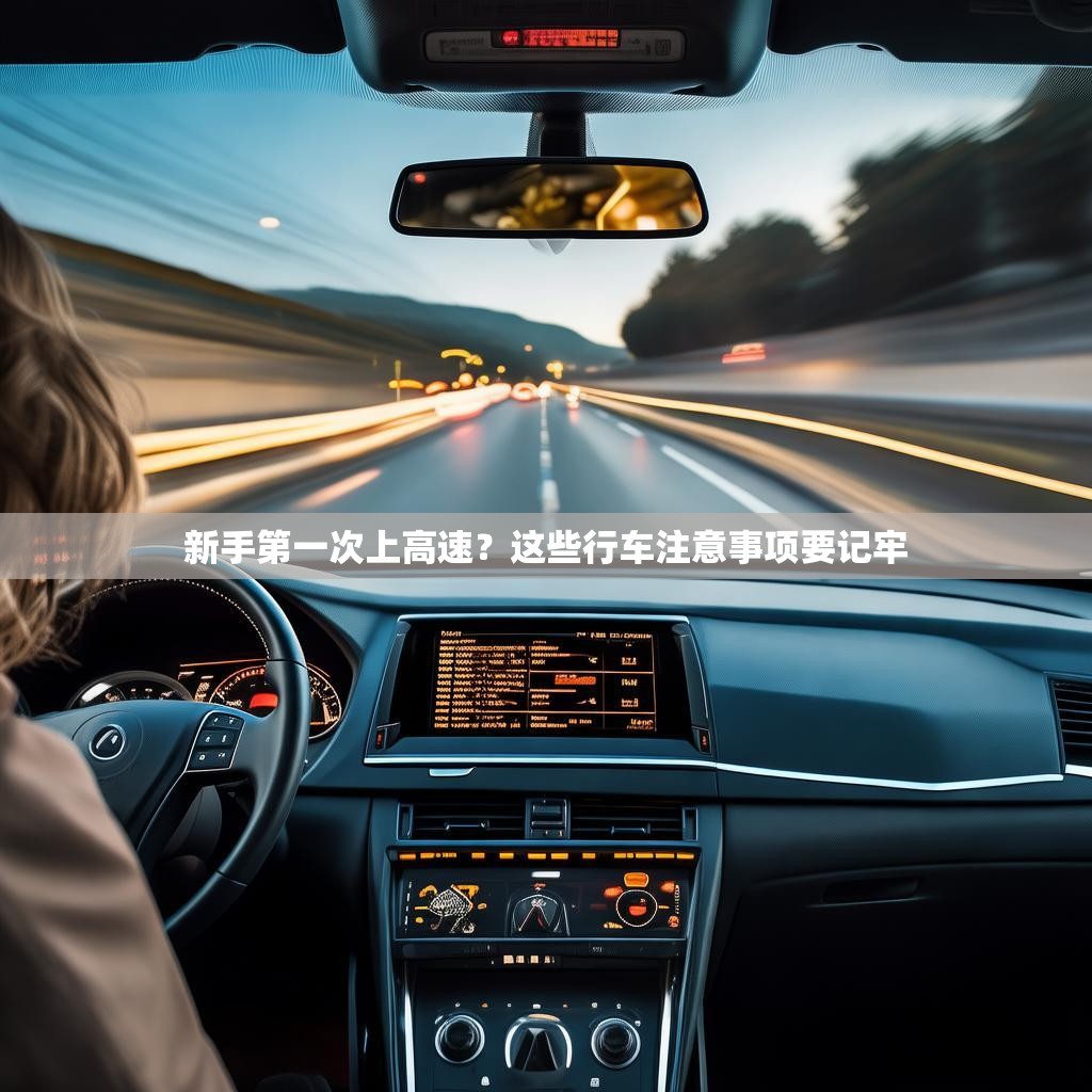 新手第一次上高速？这些行车注意事项要记牢