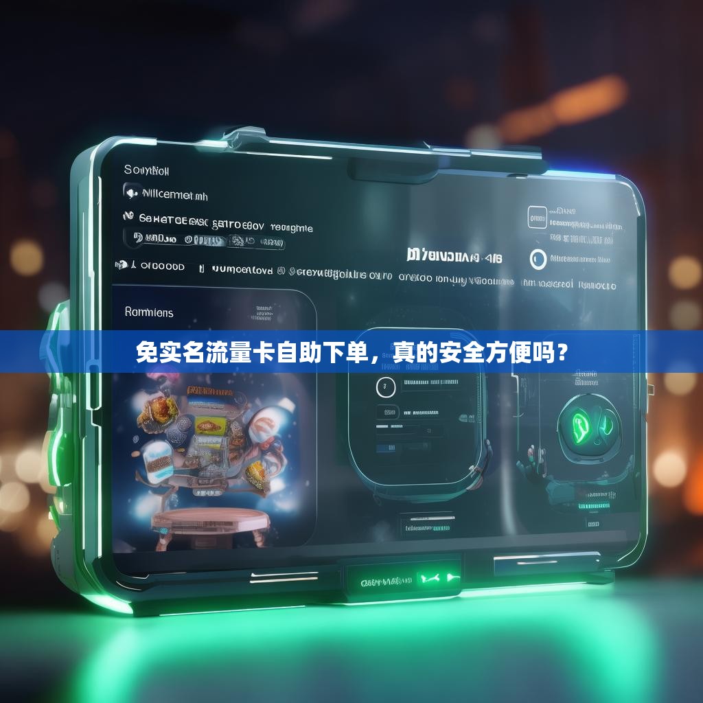 免实名流量卡自助下单，真的安全方便吗？