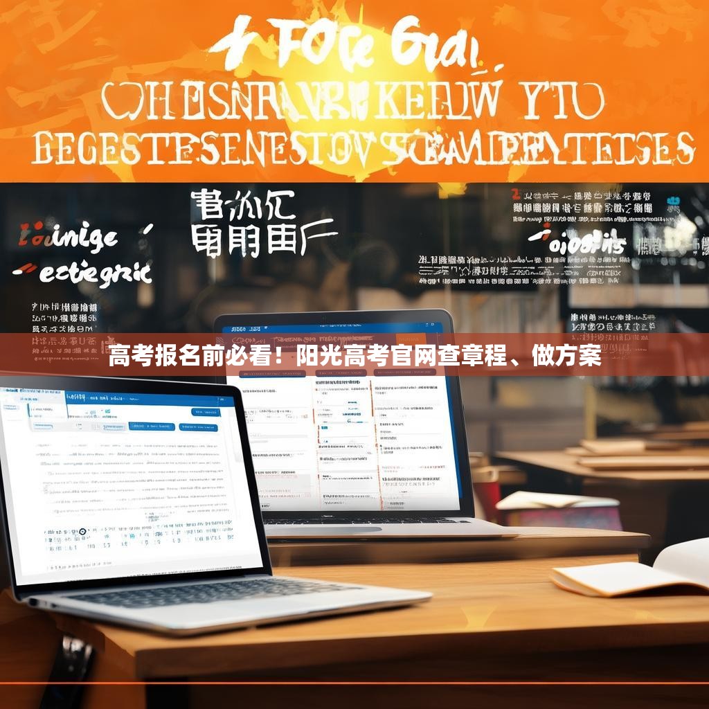 高考报名前必看！阳光高考官网查章程、做方案