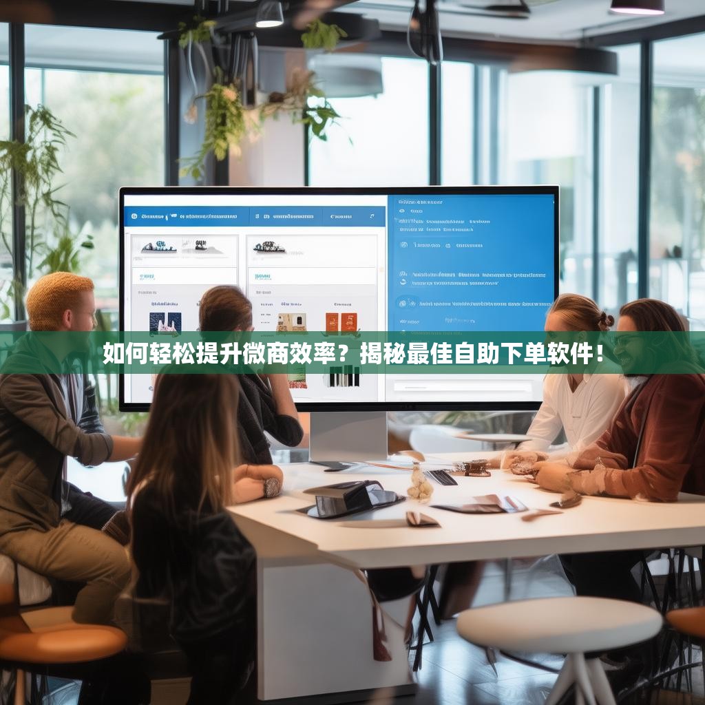 如何轻松提升微商效率？揭秘最佳自助下单软件！