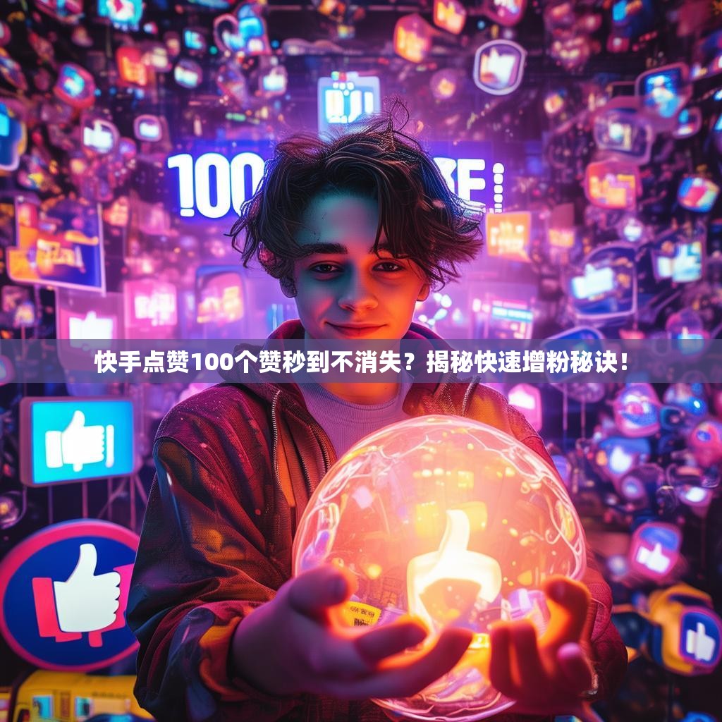 快手点赞100个赞秒到不消失？揭秘快速增粉秘诀！