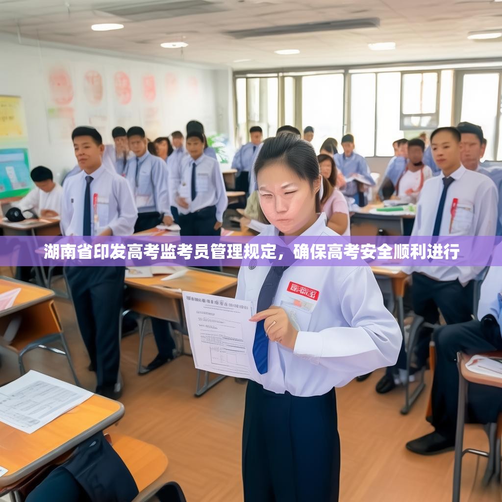 湖南省印发高考监考员管理规定，确保高考安全顺利进行