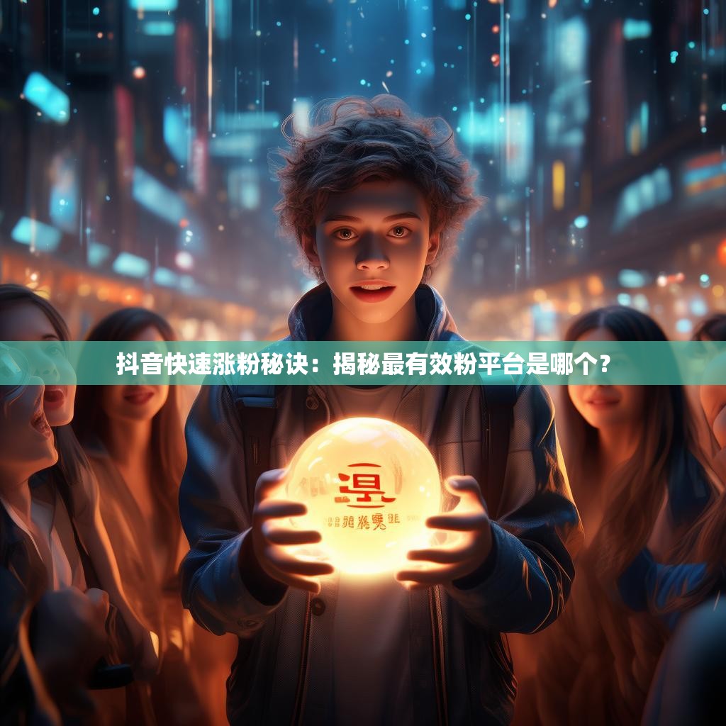 抖音快速涨粉秘诀：揭秘最有效粉平台是哪个？