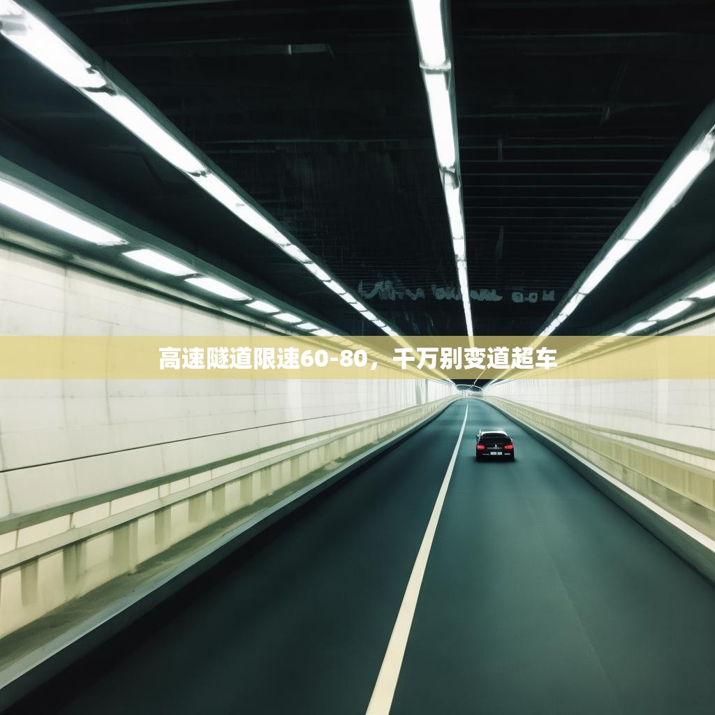 高速隧道限速60-80，千万别变道超车