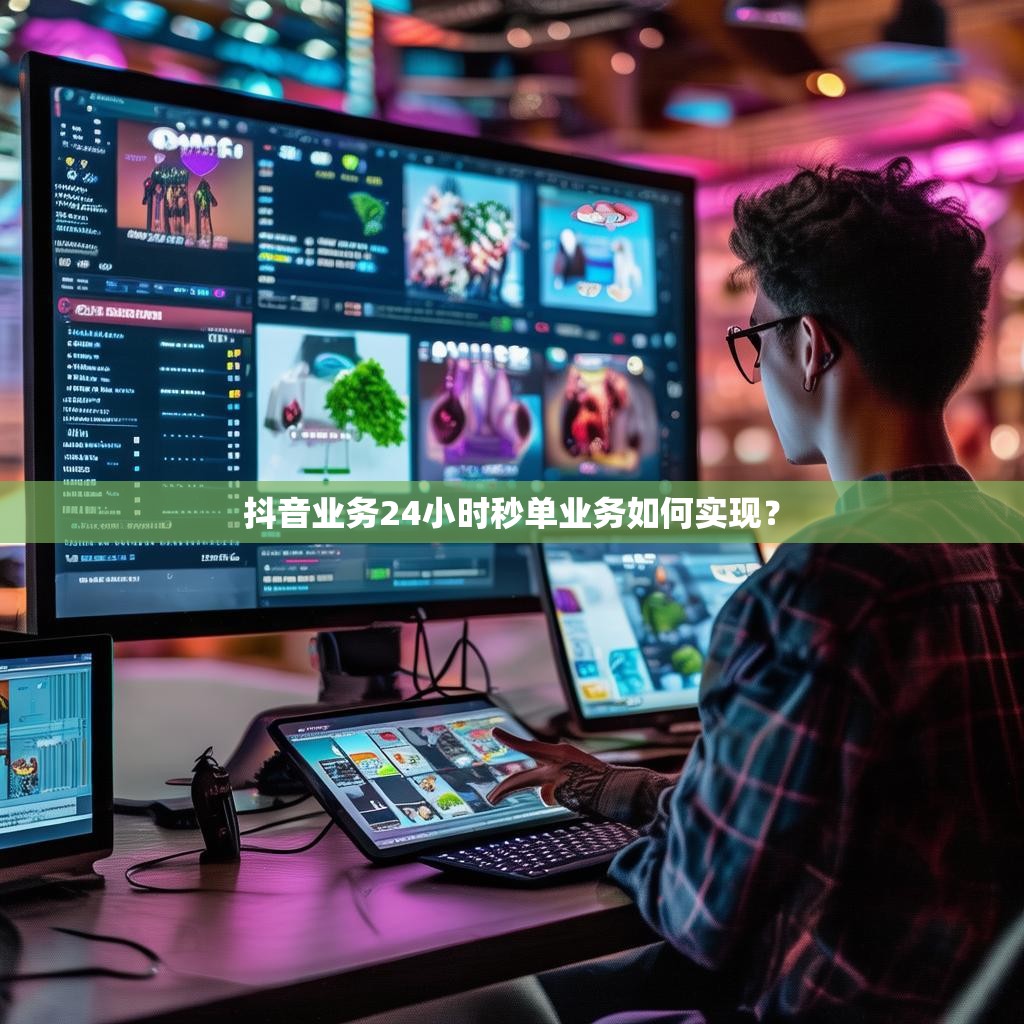 抖音业务24小时秒单业务如何实现？
