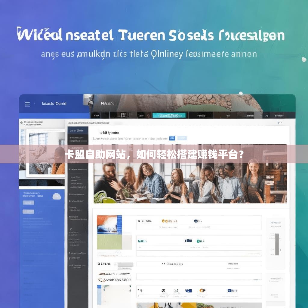 卡盟自助网站，如何轻松搭建赚钱平台？