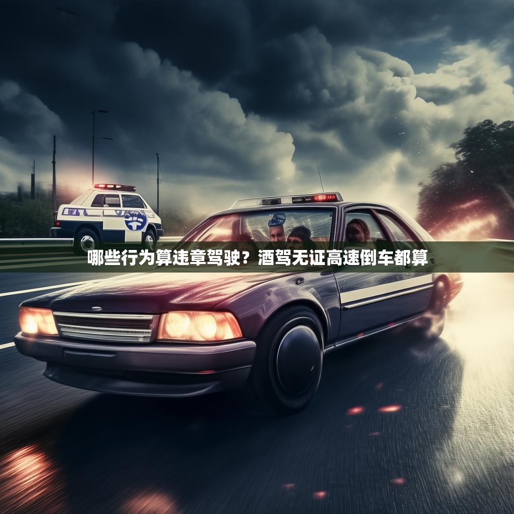 哪些行为算违章驾驶？酒驾无证高速倒车都算