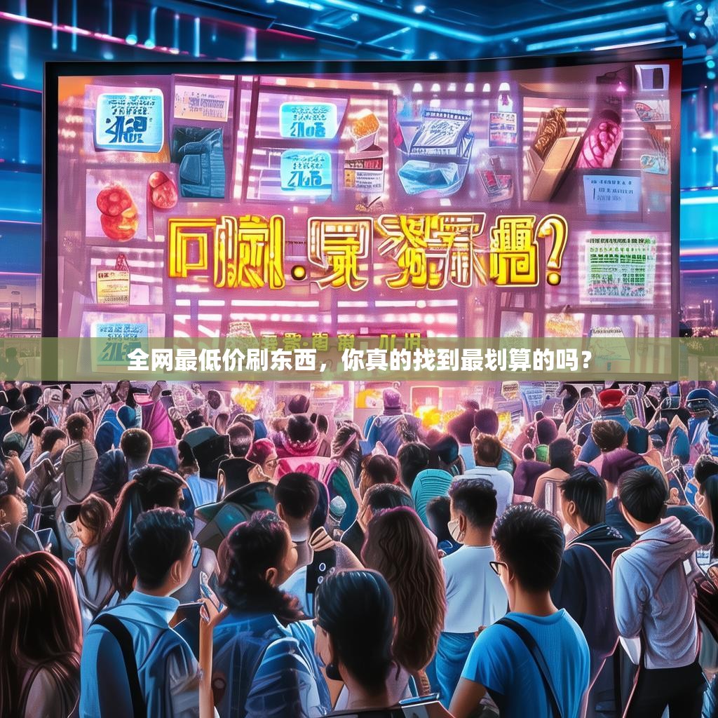 全网最低价刷东西，你真的找到最划算的吗？