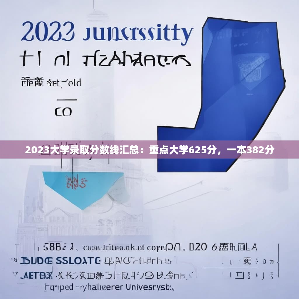 2023大学录取分数线汇总：重点大学625分，一本382分