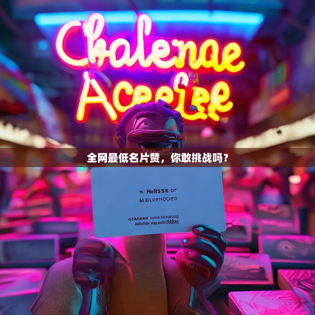 全网最低名片赞，你敢挑战吗？