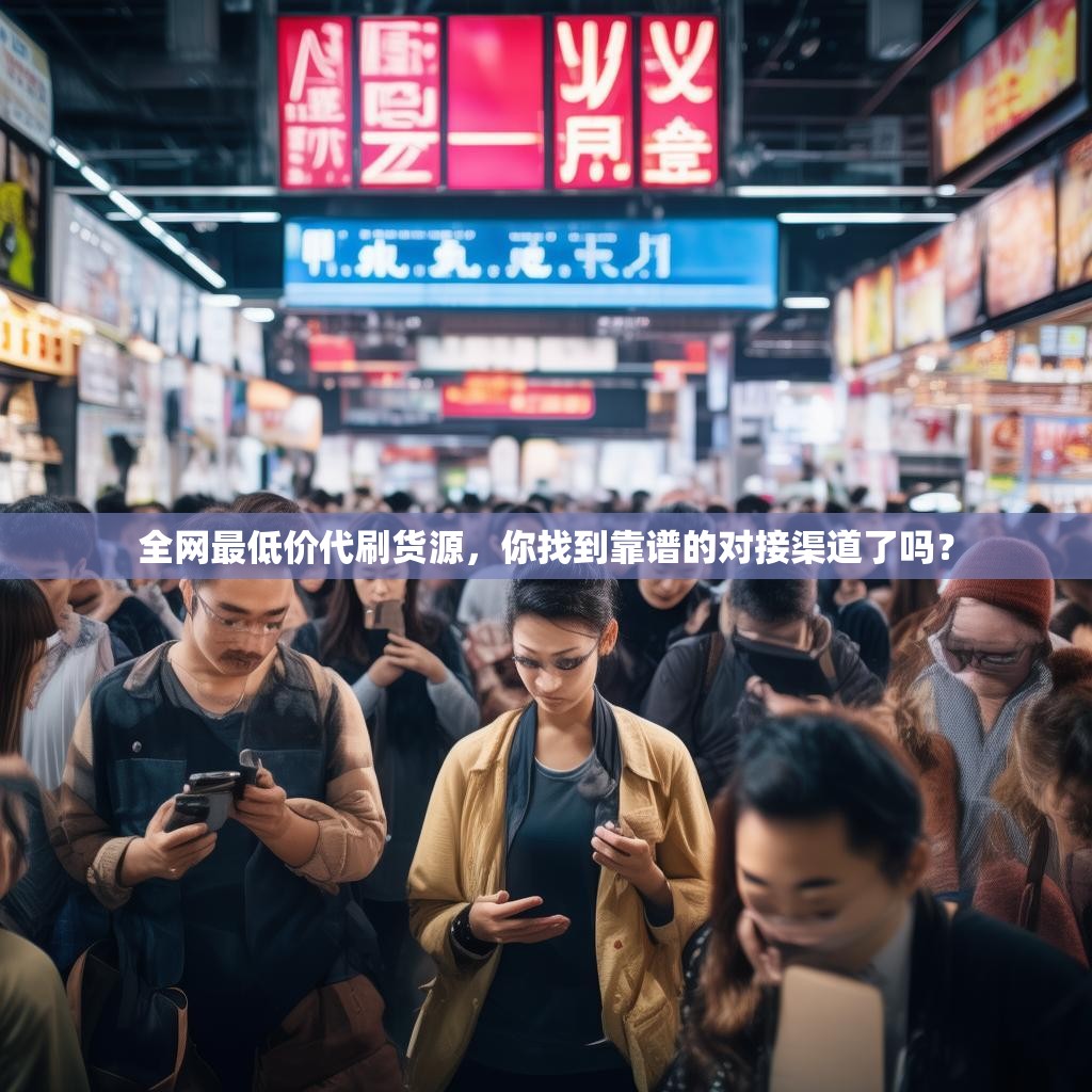 全网最低价代刷货源，你找到靠谱的对接渠道了吗？